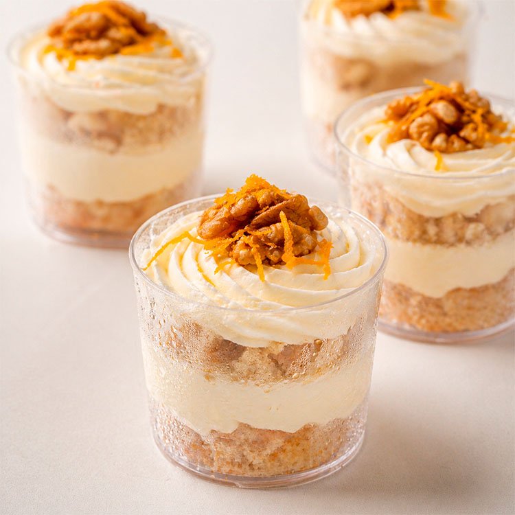 Shot carrot cake mariana martinez pasteleria